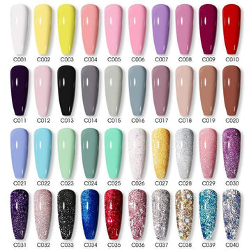 ROSALIND Gel Nail Polish 6Pcs/Set For Manicure Nails Art UV Gel Need Base Top Coat Vernis Semi permanent Nail Polish 15ML